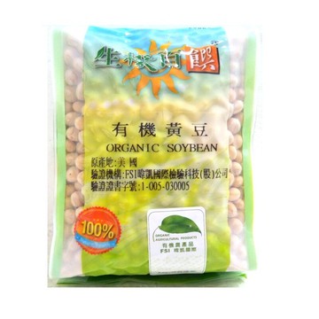 生機百饌   有機黃豆500公克/包