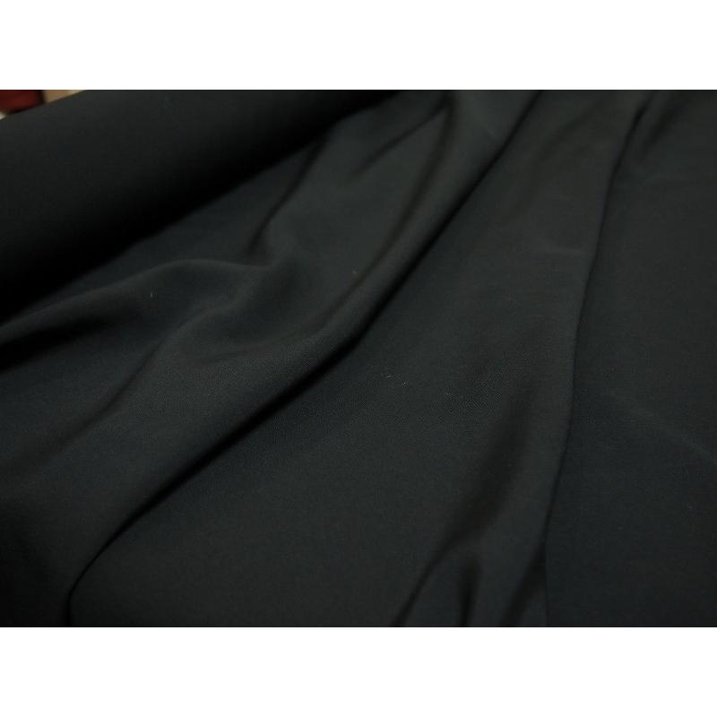 カットオーダー　日本製生地　シルク100％　黒　110cm巾 50cm単位　3211-630