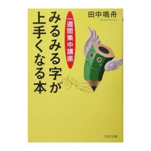 みるみる字が上手くなる本／田中鳴舟