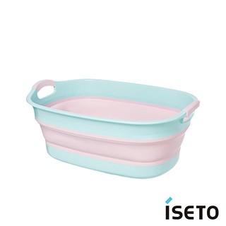 ISETO 伸縮浴盆萬用盆(嬰兒粉)(鈴木太太公司貨)