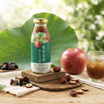 【永豐餘生技 GREEN&SAFE 】蘋果荷葉黑木耳露(24入/箱)