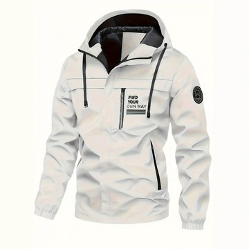 跨境男士外套2025春秋新款潮牌秋季夾克男休閑戶外防水沖鋒衣鑫弘-錦衣華服