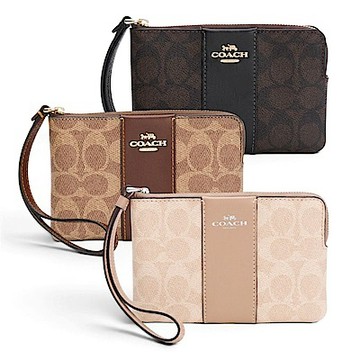 COACH 經典LOGO款手拿包（多款任選）
