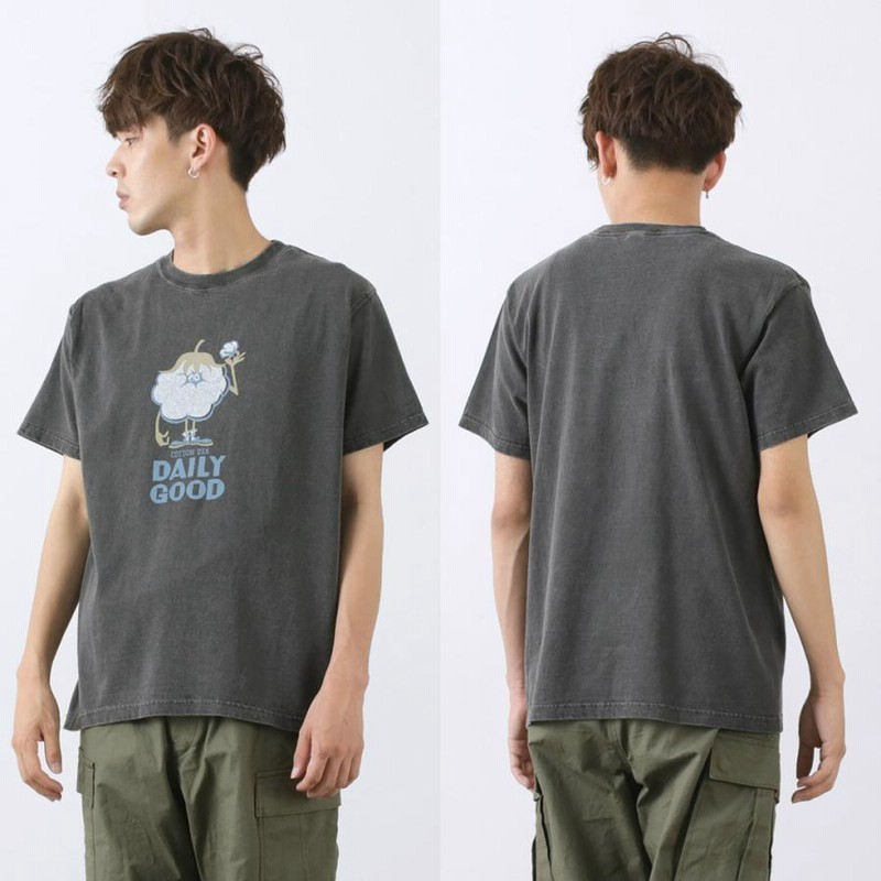   メンズ＊グラッドストーン 半袖コットンTシャツ GOOD ON（グッドオン） コットン モンスター ショートスリーブ T
