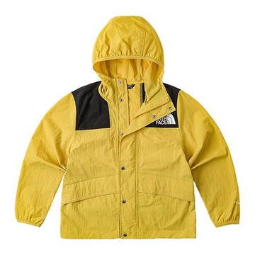 The North Face 北臉 外套 兒童 男童 女童 運動連帽外套 防風 防曬 TEEN 86 UPF MOUNTAIN 黃黑 NF0A899BROV