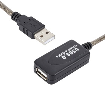 易控王 USB 2.0 Cable 信號放大延長線 公對母 AM-AF 15米 USB訊號線 (30-704)