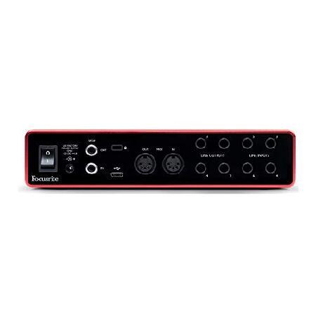 Focusrite Scarlett 8i6 (3rd Gen) USB Audio Interface with Pro Tools First Bundle with Closed-Back Studio Monitor Headphones, XLR Cables (25 ft並行輸入