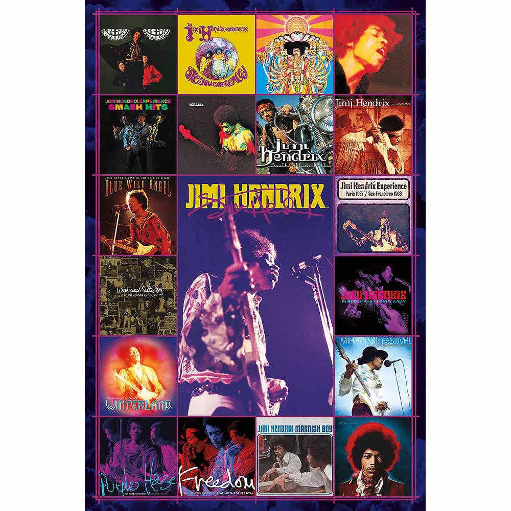 Jimi Hendrix ジミヘンドリックス Albums Covers ポスター 公式 オフィシャル 通販 Lineポイント最大5 0 Get Lineショッピング
