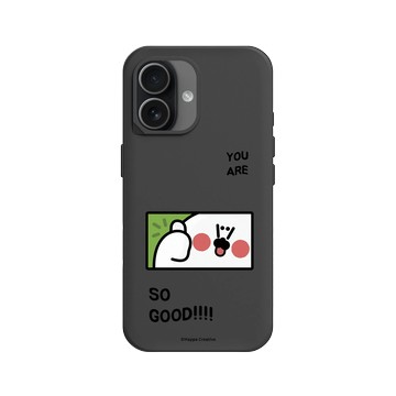 iPhone 17 SolidX 黑 - 無所事事小海豹 The Nothing Seal - 你超豹棒！