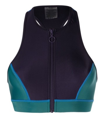 Duskii - colour-block bikini top - women - Polyester/Spandex/Elastane/Recycled Polyester/Spandex/Elastane - M - Purple