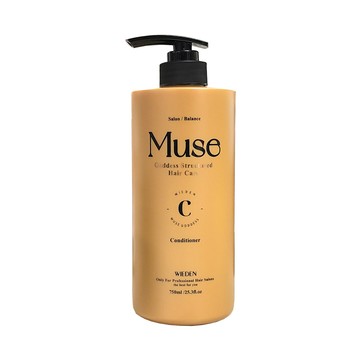 髮膜 WIEDEN 川越 MUSE 女神護髮素 750ml 染燙 沖洗 護髮 毛躁 保濕 護髮素 髮乳 公司貨