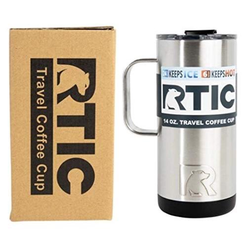 RTIC TRAVEL COFFEE CUP (16 OZ), STAINLESS