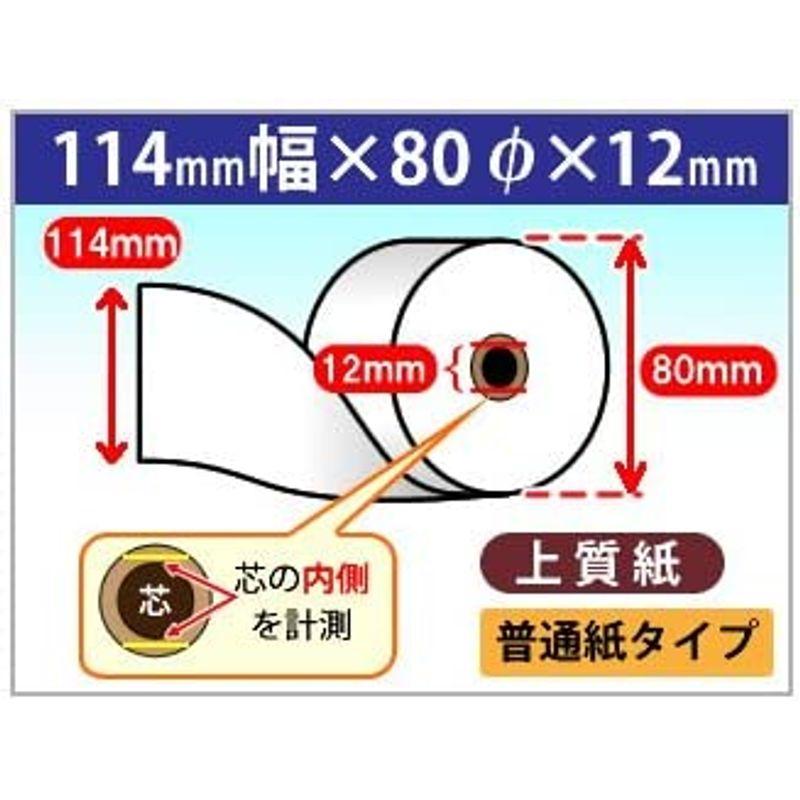 mita 上質ロール紙 114×80×12 普通紙タイプ （50巻パック） アルメックス対応