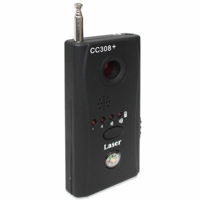 《防犯》盗聴器発見器 盗撮カメラ発見器 探知機 ワイヤレスカメラ 有線カメラ対応 CC308+