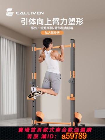 【全網低價 可打統編】引體向上家用深蹲架坐立式多功能飛鳥訓練器健身器材臥推架框式