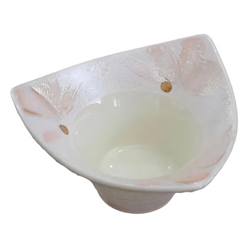 美濃燒 曙菊三角珍味皿  1個  單一顏色