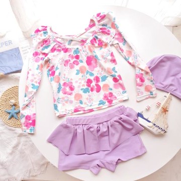 兒童夏季泳衣女童泳衣2025年新款韓國寶寶泳衣女寶寶一二三四五歲