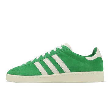 adidas 休閒鞋 Jabbar Low 男鞋 女鞋 綠 白 麂皮 復古 愛迪達 JI3432