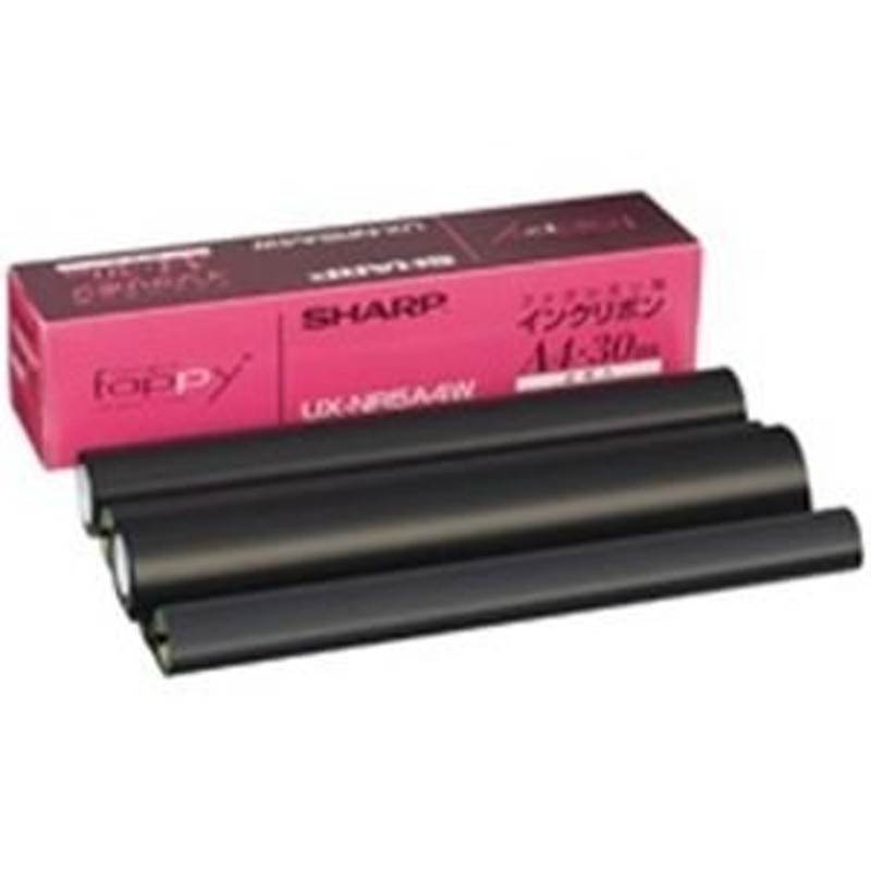 まとめ）シャープ SHARP 普通紙FAXリボン UX-NR5A4W 2本 〔×7セット