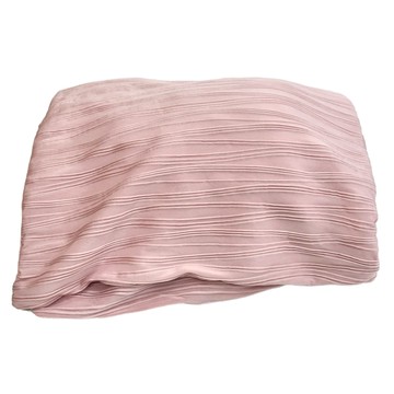 好物良品 水系紋理彈力沙發罩+抱枕套 春夏季涼感  三人座  櫻花粉  1組