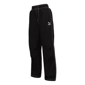 puma 女流行系列舞動長風褲-亞規 運動 慢跑 瑜珈 黑白粉