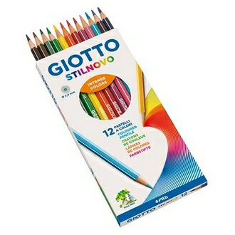 【義大利 GIOTTO】256500  STILNOVO 學用六角彩色鉛筆 12色/盒【APP滿額下單10%點數(單一帳號最高1000點)】4/30止