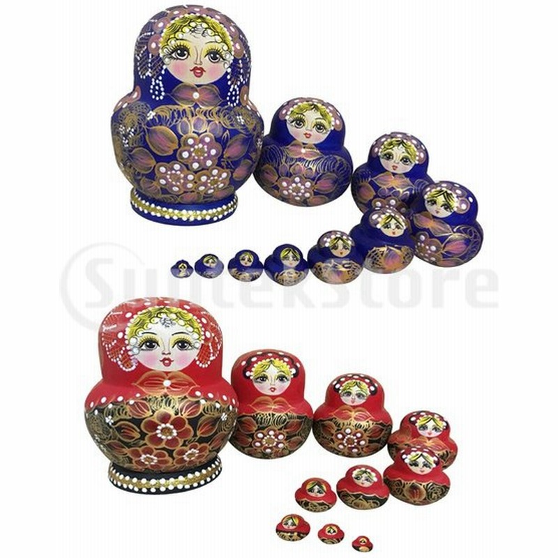 全2セット バブーシュカ ロシア人形 マトリョーシカ 装飾品 通販 Lineポイント最大0 5 Get Lineショッピング