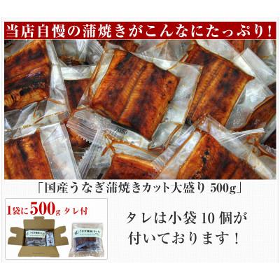 ふるさと納税 有田市 国産うなぎ蒲焼きカット500gセット