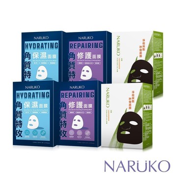 【NARUKO牛爾】茶樹神奇痘痘黑面膜16片+角質特攻面膜20片(保濕+修護各10入)共36片