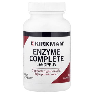Kirkman Labs, EnZym Complete 消化酶膠囊，含 DPP-IV，120 粒裝