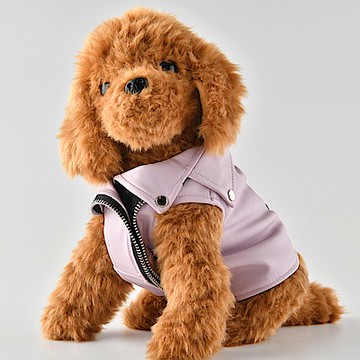 澳洲eye of dog 騎士皮背心 寵物衣服 狗狗衣服 櫻花粉 XXS