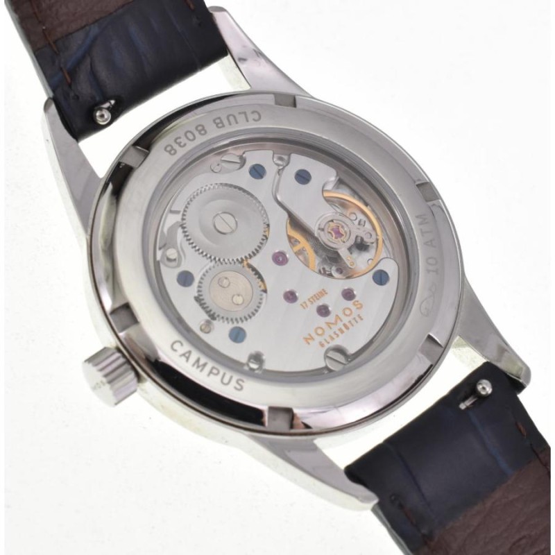 △ ☆美品【NOMOS】ノモス クラブ キャンパス CL1A1W2CP スモールセコンド 手巻き メンズ C#111592 | LINEブランドカタログ