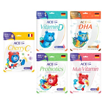 ACE SUPER KIDS 機能Q系列｜多款可選 ｜14顆/袋【佳兒園婦幼館】