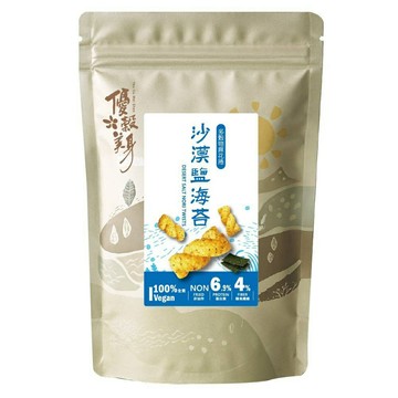 優穀美身 多穀物麻花捲-沙漠鹽海苔60公克/包