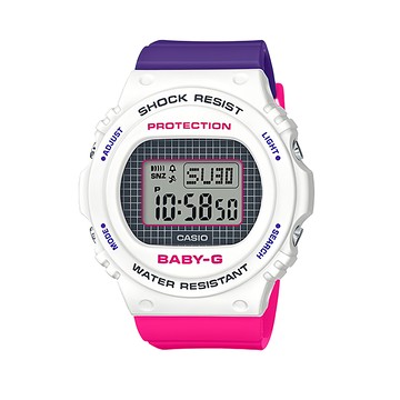 CASIO 卡西歐 女款運動手錶 GD-570THB-7  白色