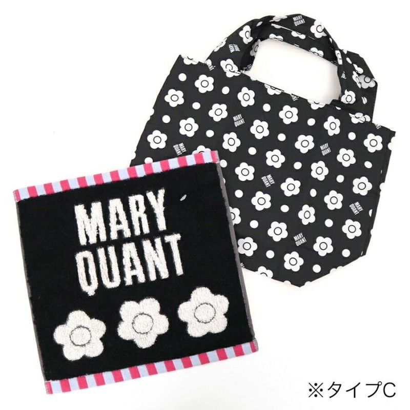 マリークワント eco bagxタオルハンカチ ギフトセット#3(MARY QUANT)【エコバッグ 同僚 上司 女友達 女子 ハンカチ 人気  プチギフト】 | LINEブランドカタログ