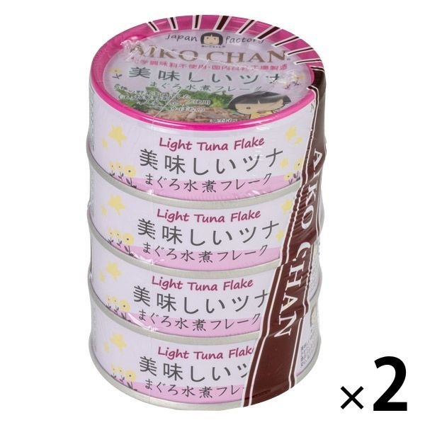 伊藤食品ツナ缶 美味しいツナ水煮フレーク 1セット（8缶：4缶×2パック） 伊藤食品