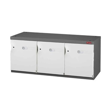 樹德SHUTER 90公分寬3格大面板鞋櫃/組 SC-303M