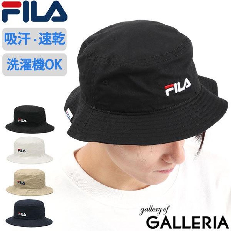 最大27%☆10/30まで フィラ バケットハット FILA FLS OC.TWILL BUCKET 帽子 ハット バケハ コットン UV 洗濯機  吸汗速乾 メンズ レディース 117-113702 | LINEブランドカタログ