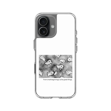iPhone 17 Clear Case（相機按鈕） 透明 - 怪奇事物所 Incrediville - 所長細胞群_白