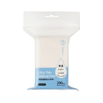 Gbuuty 薄透濕膚型化妝棉 200片/包