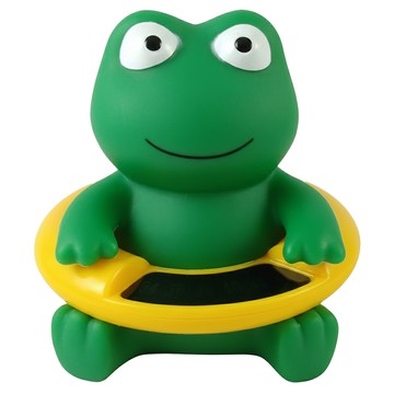 日本EMPEX 可愛寶貝水溫計 澡盆玩具  青蛙 綠色