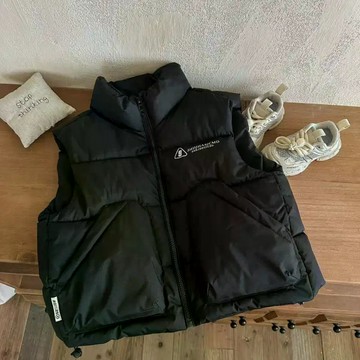 兒童棉襖馬甲立領加厚上衣秋冬洋氣坎肩女寶外套棉衣工裝大口袋 兒童秋冬馬甲背心 保暖馬甲 韓版坎肩 背心外套男童