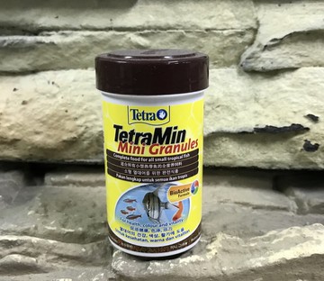 【西高地水族坊】德國Tetra Mini Granules小型魚顆粒飼料(小型魚專用)100ml