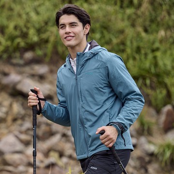 男款石墨烯微暖外套(A1GA2417M森綠/石墨烯/保暖/抗靜電/防潑水)