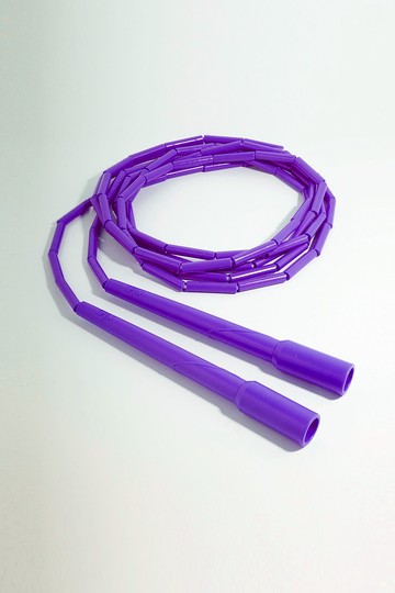 【J3】跳繩 節拍繩 拍子繩 3米 (長柄重拍-羅蘭紫)