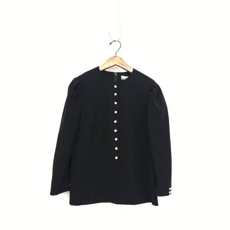 新品 ボーダーズアットバルコニー BUTTONED TWILL BLOUSE