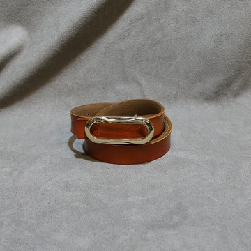 Back to Green-經典復古腰帶 牛奶糖 金釦 yi-22//vintage belt