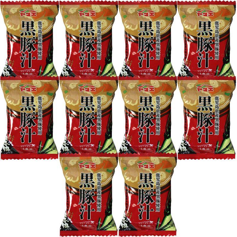 ヤマエ食品 フリーズドライ 黒豚汁 11.6g ×10個