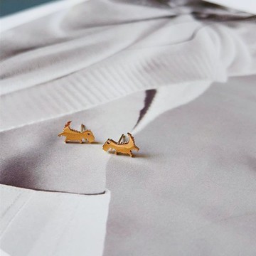 現貨專區｜俏皮恐龍的嘶吼耳環-晨光金(BPE66-g)｜送禮精選店家★Reyna jewelry 女王飾品